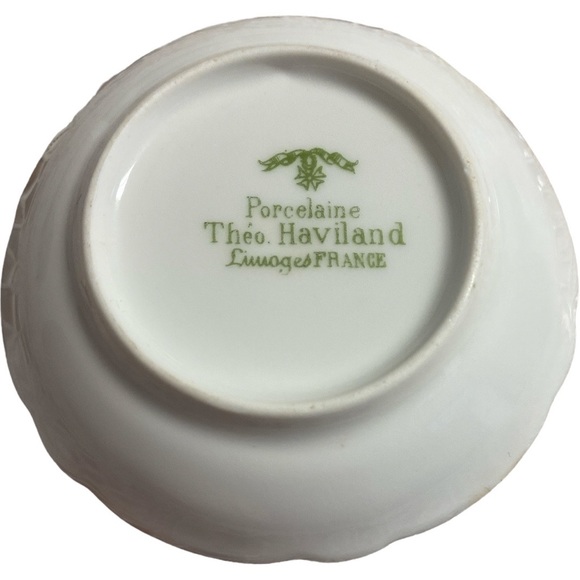 vintage porcelain saucer haviland linagas france - Picture 2 of 3